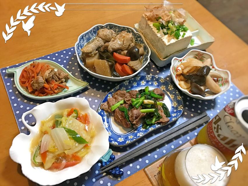 ニラ肉炒め