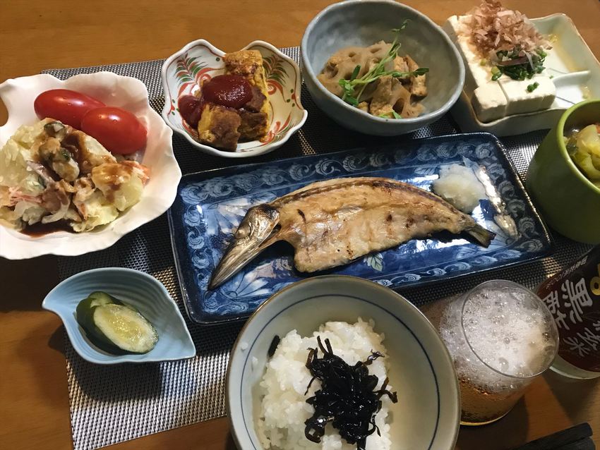 カマス焼き定食