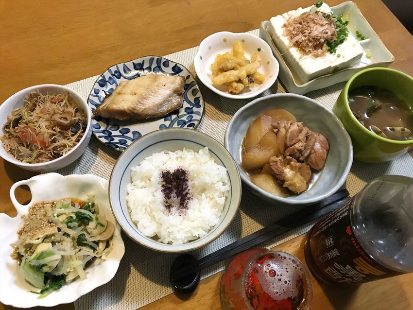 鶏大根定食