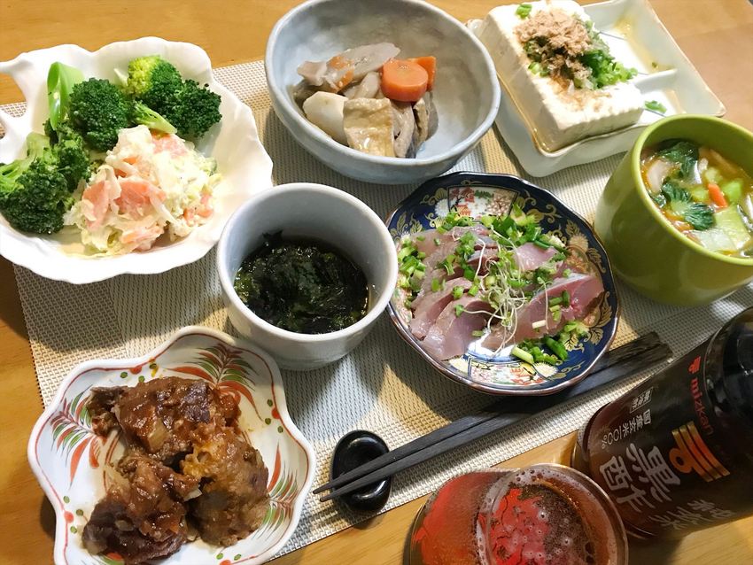鰹の刺身定食
