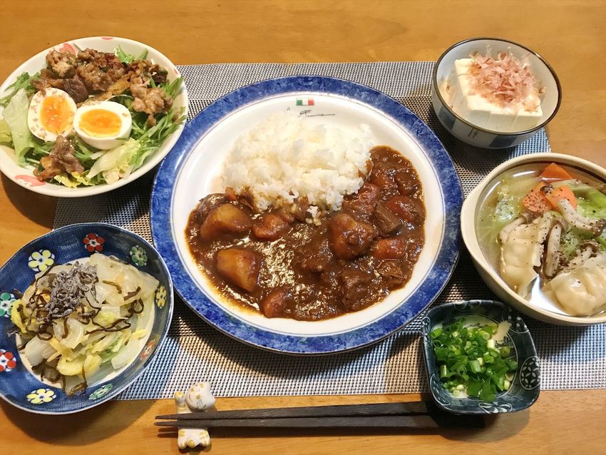 2021年2月の献立（カレーラ...