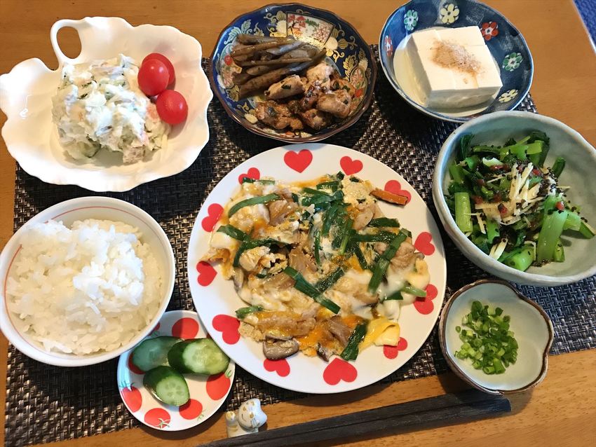 2021年3月の献立（鶏肉の卵...