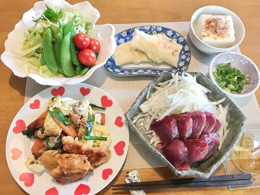 2021年3月の献立（カツオの...