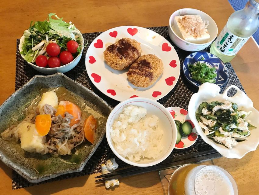 肉じゃが定食