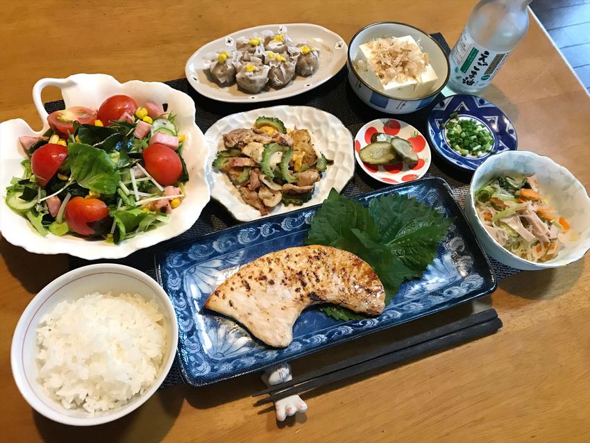 カジキマグロの味噌漬け焼き定食