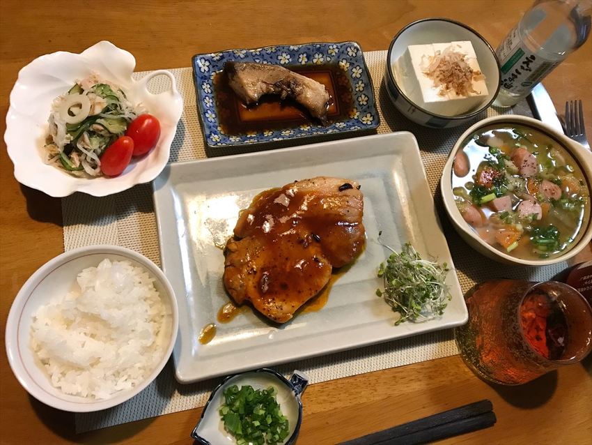 ポークソテー定食