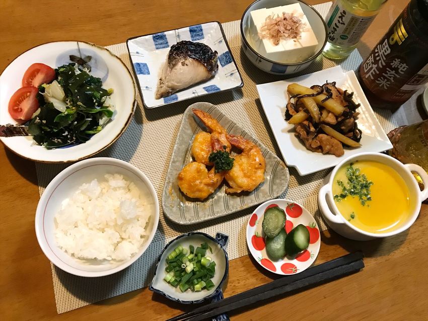 エビマヨ定食
