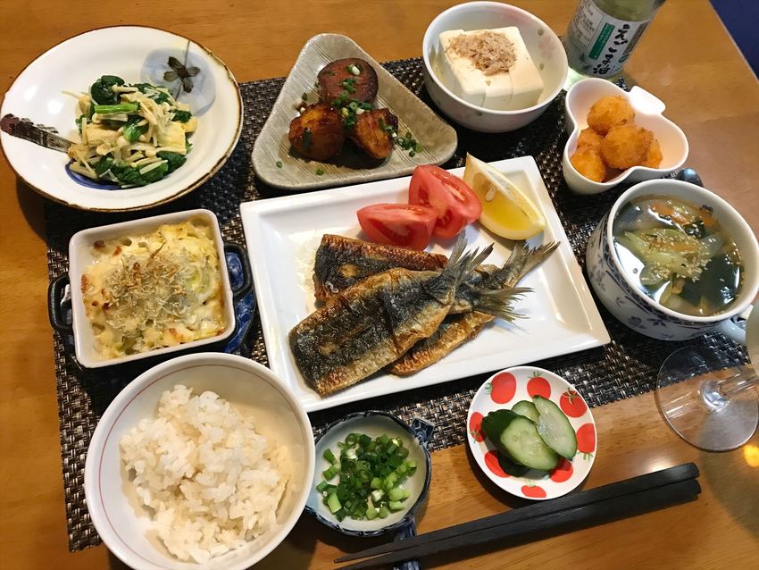 鰯のソテー定食