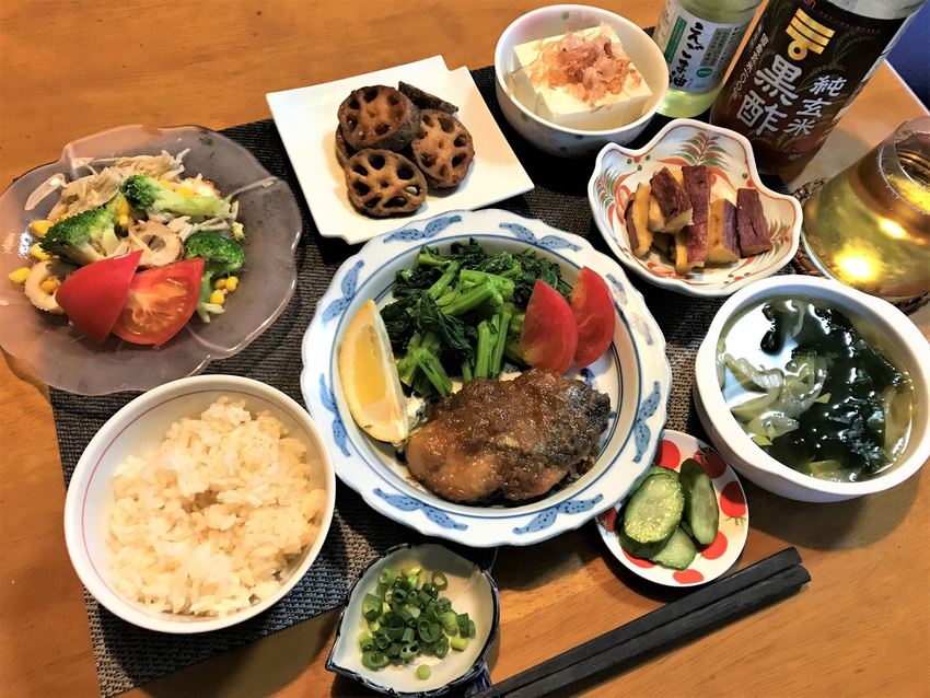 サバのソテー定食
