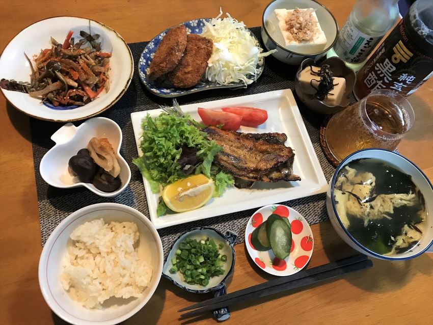 鰯のかば焼き定食