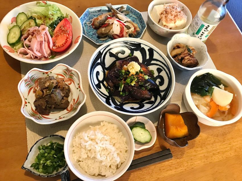 茄子の煮びたし定食