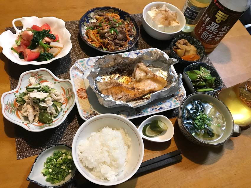 鮭のバターホイル焼き