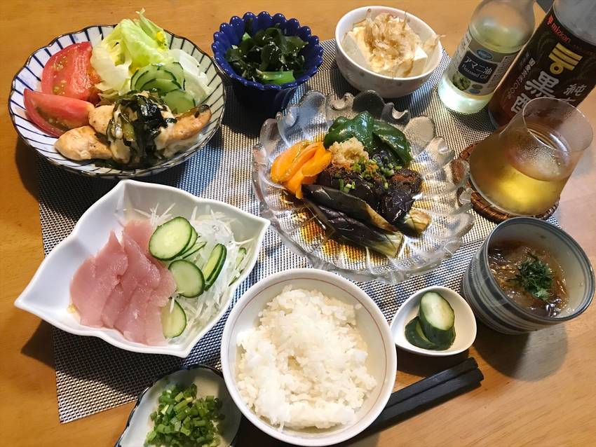 茄子の揚げびたし