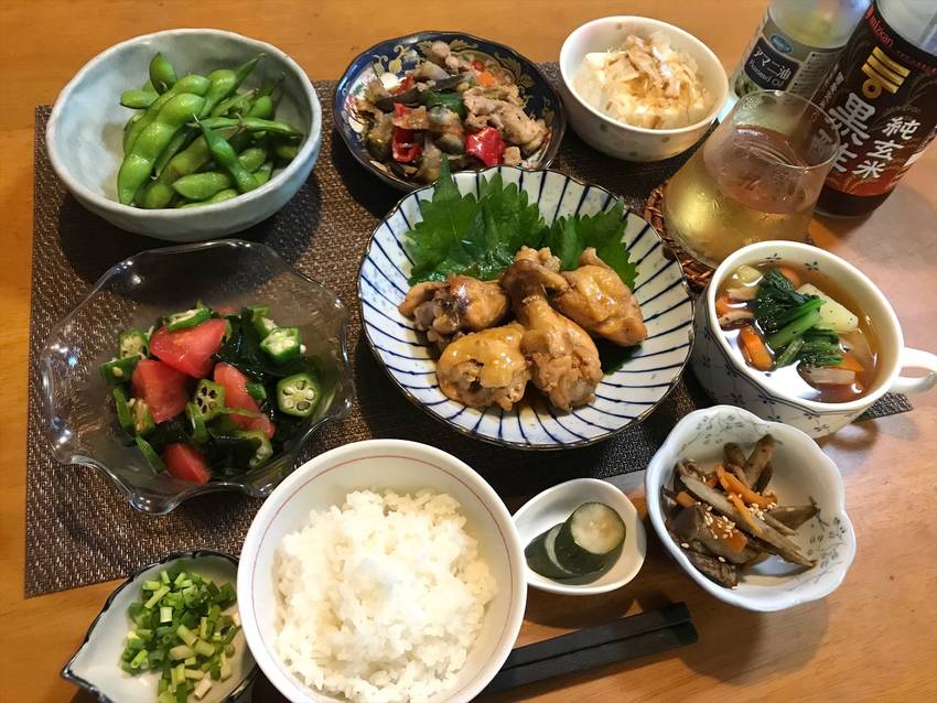 手羽元の甘辛炒め