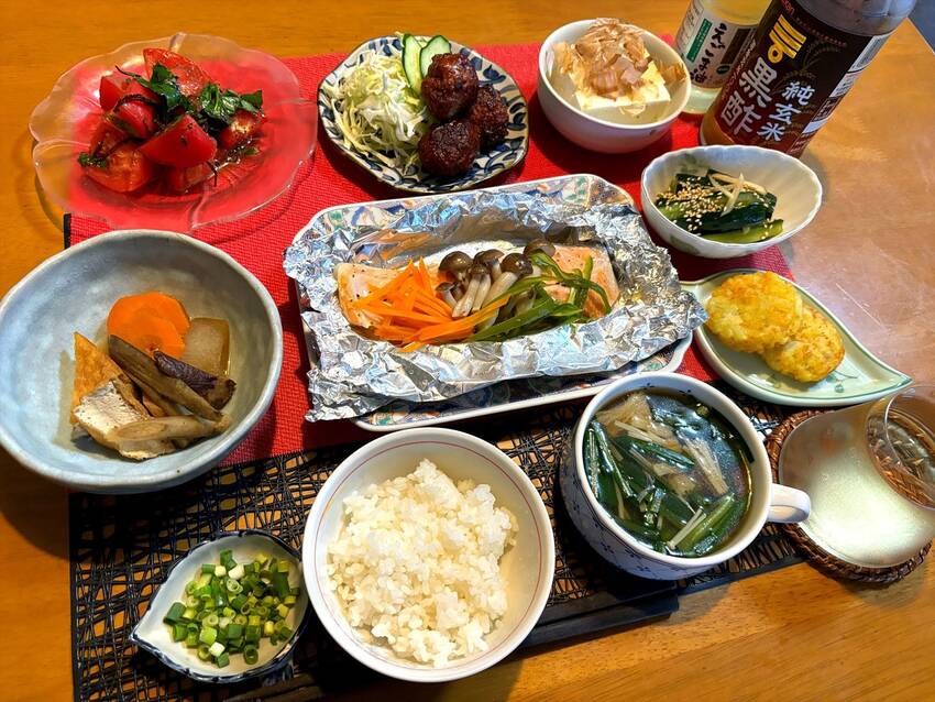 鮭のバーターホイル焼き