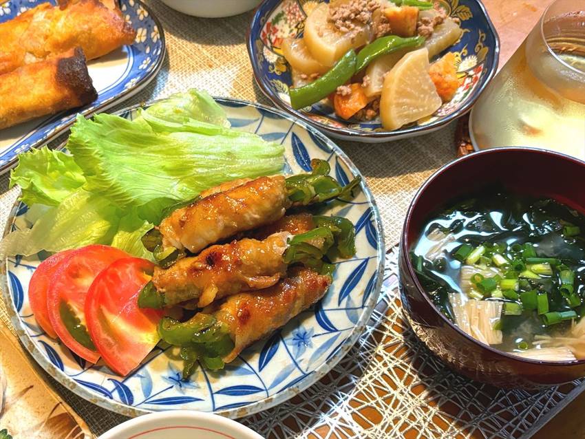 ピーマンの豚バラ巻き...