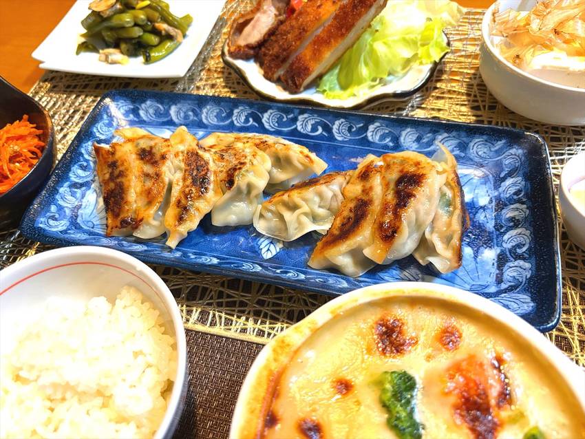 作り置き定食　ニラ餃子 【献立...
