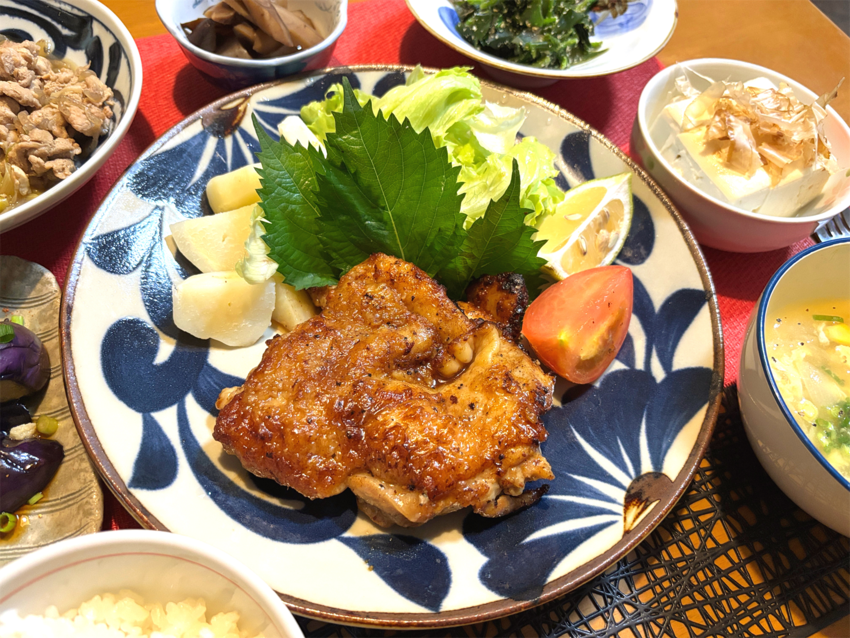 ガーリックチーズチキン 【献立...