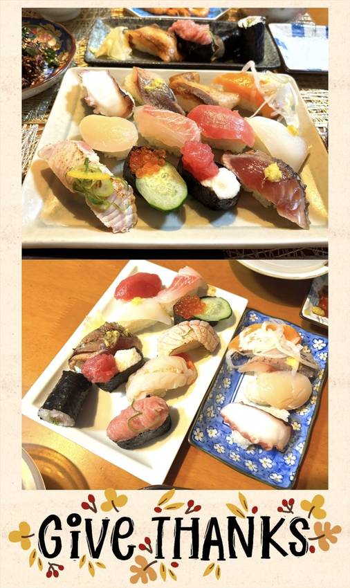お持ち帰りの回転寿司