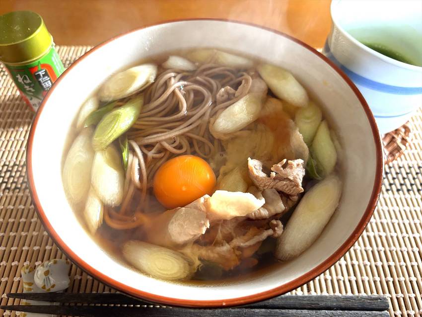 朝は蕎麦