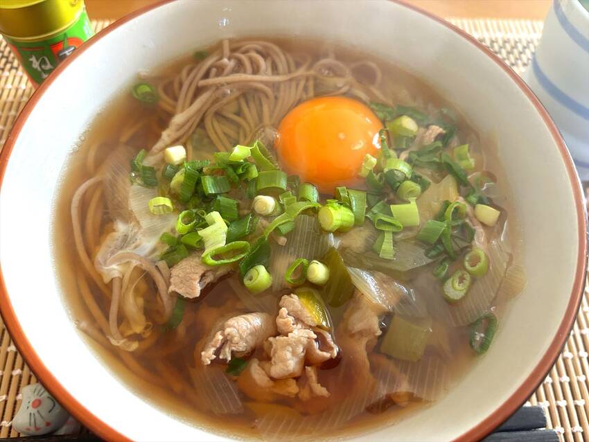 朝は肉蕎麦