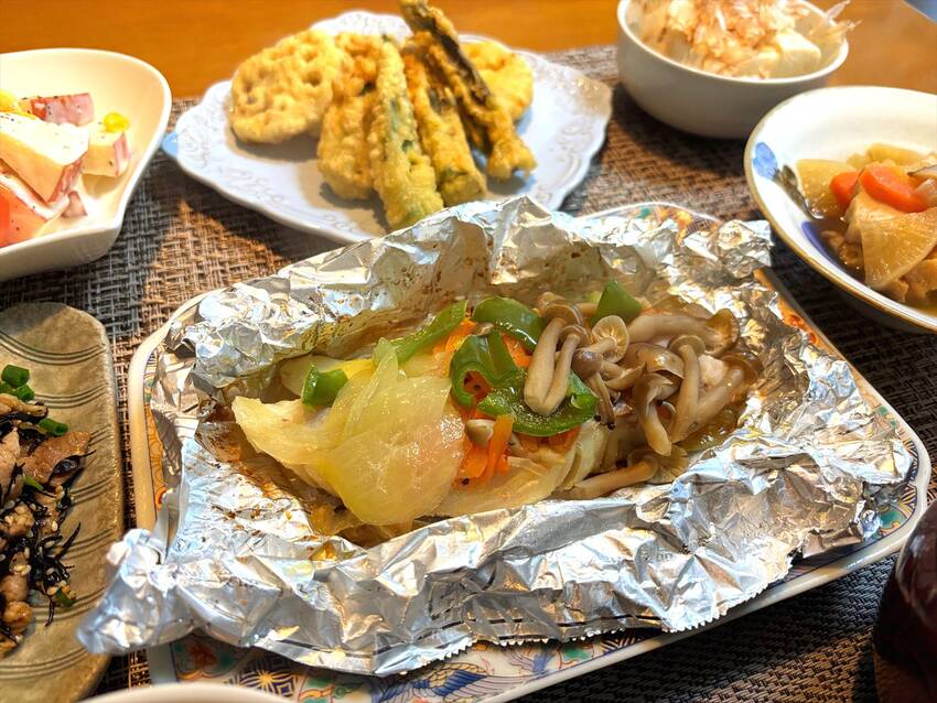 鱈のバターホイル焼き 【献立写...