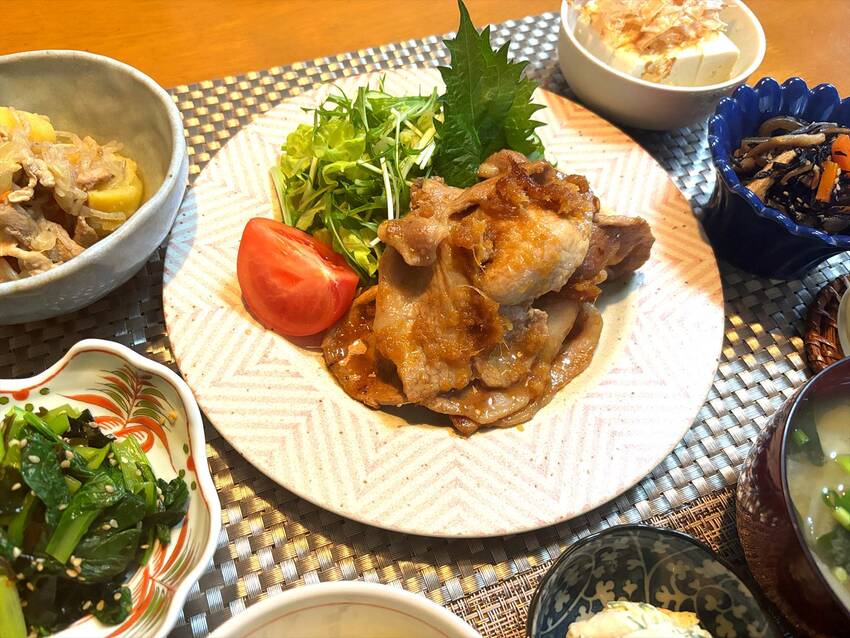 豚の生姜焼き 【献立写真】 毎...