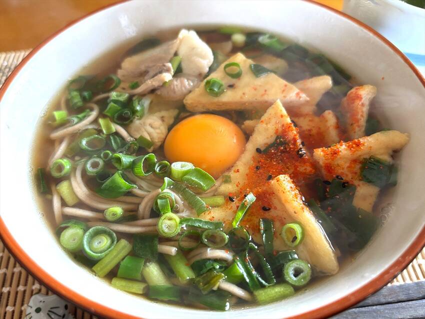 朝は肉蕎麦