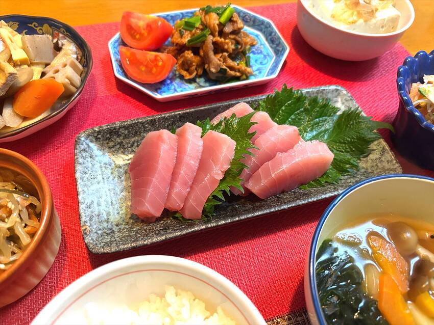 メバチマグロの刺身 【献立写真...