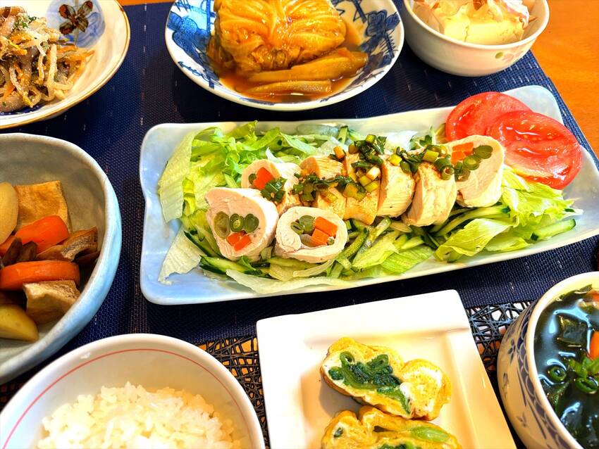 蒸し鶏 【献立写真】 毎日の食...