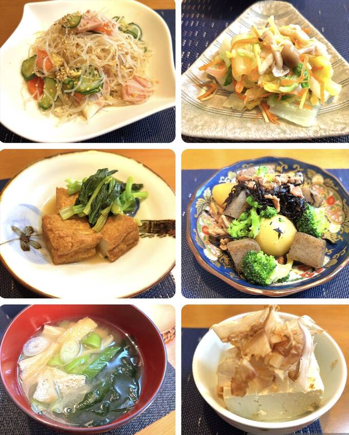 白菜としめじの香味和え 春雨サ...