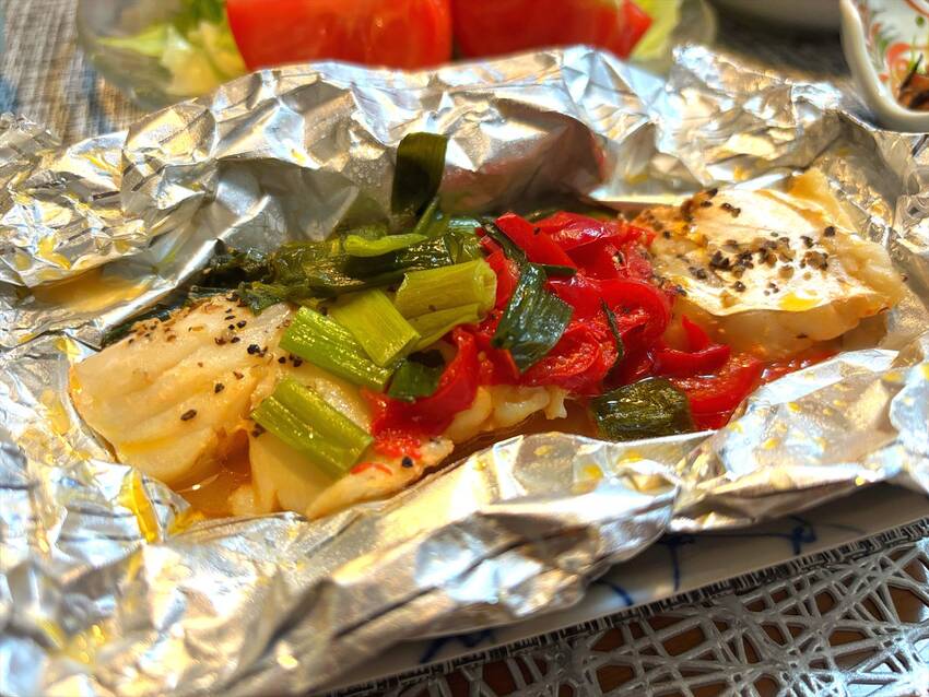 鱈のバターホイル焼き