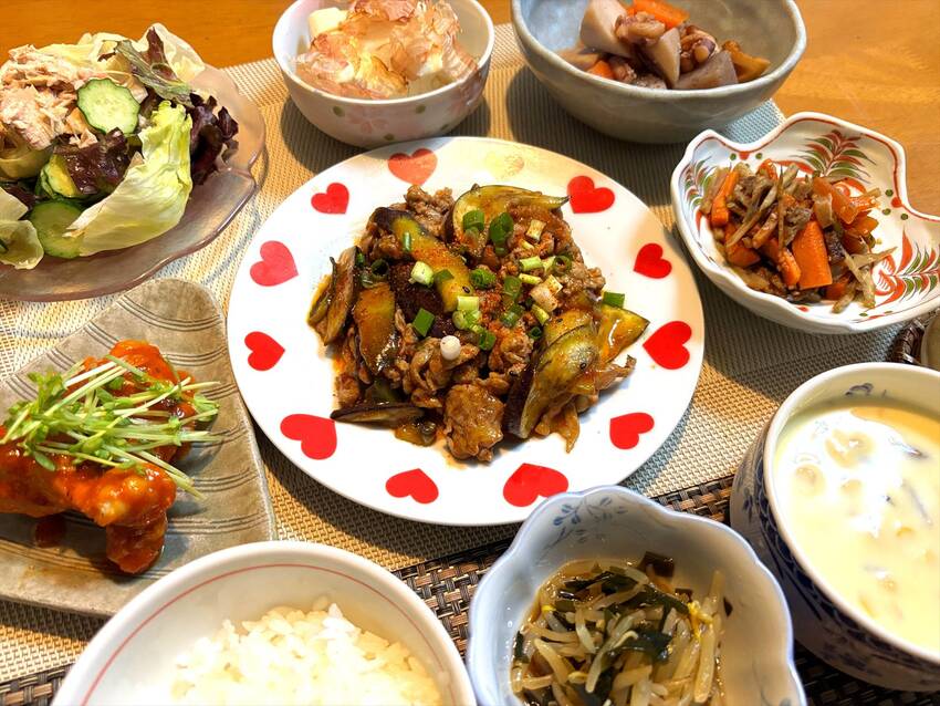 豚バラ茄子 【献立写真】 毎日...