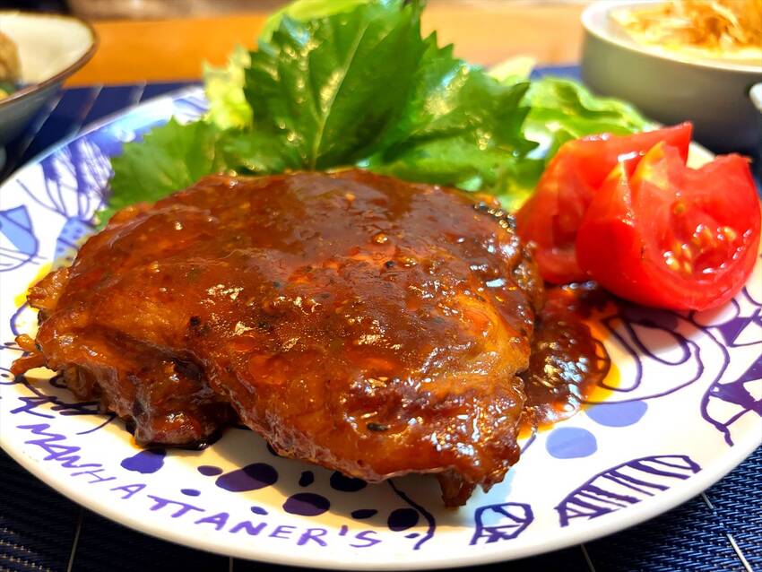 鶏もも肉のトマトバジルソテー...