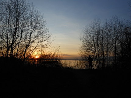 Carkeek Park の夕...