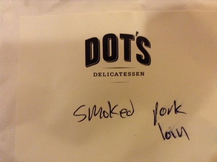 Dot's DELICATESSEN 1/24/2013
