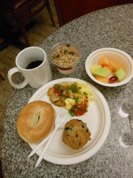 ホテルの朝ご飯。
