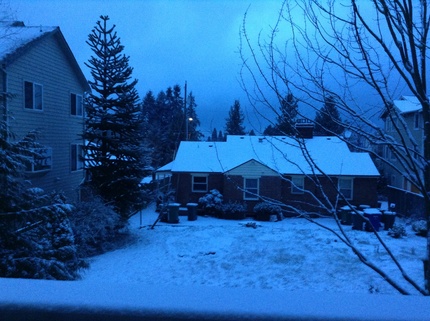 初雪！ 12/20/2013