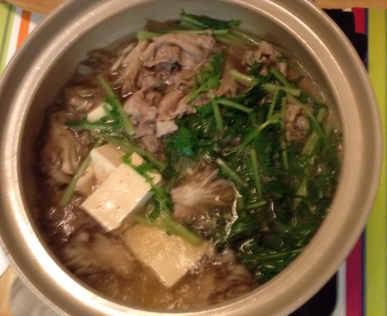 豚しゃぶしゃぶ用、水菜、豆腐、...
