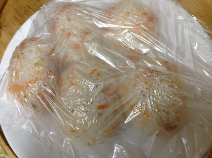 炊飯器で一度にできる塩サケ入り...
