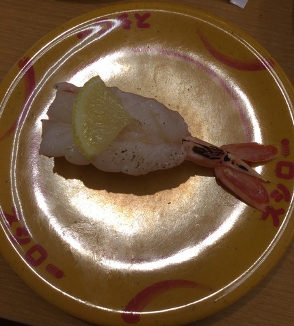 炙り赤エビ。これが100円!