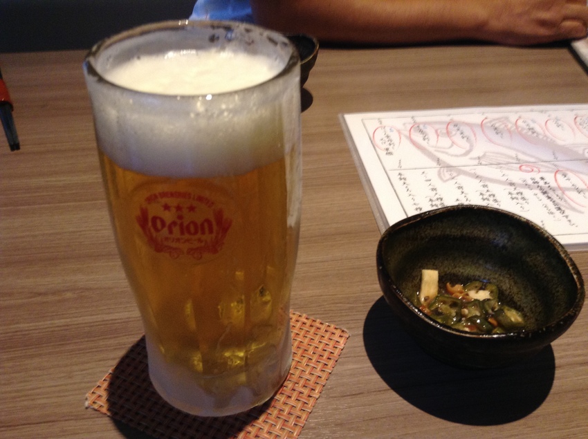 オリオンビールで乾杯！(^_^...