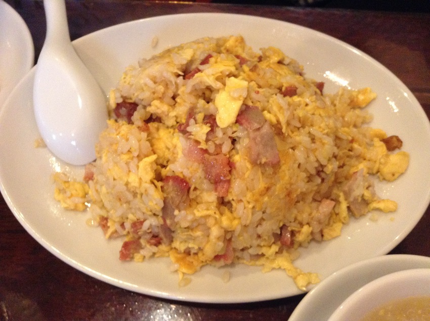 ランチで頼んだチャーハン。お勧...