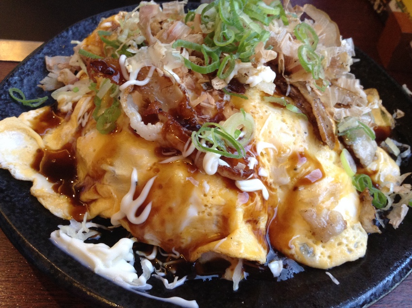 とん平焼きサラダ。ごまドレッシ...