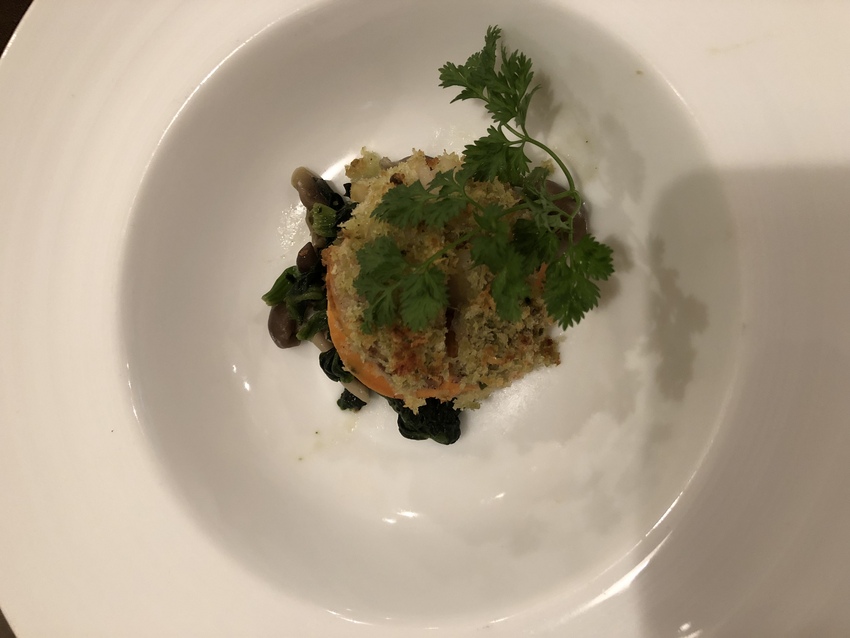 ホタテの香草パン粉焼き