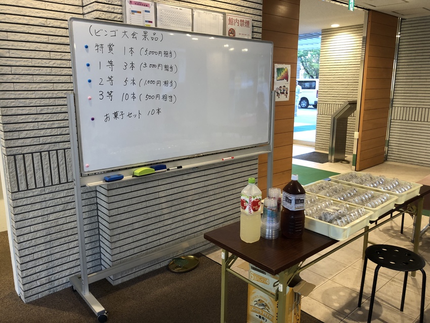 特賞、1等などは子供達が当てた...