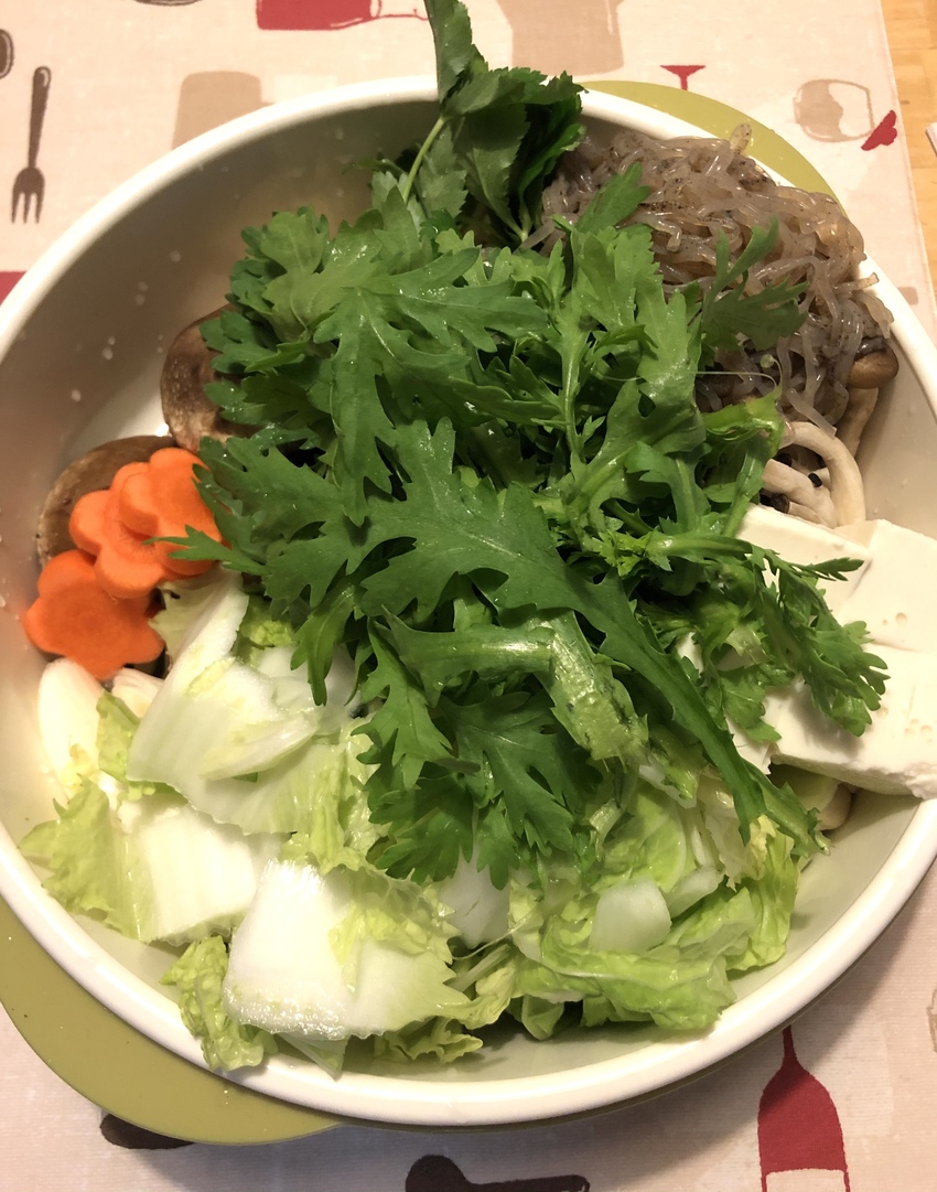 野菜類は今日近くのスーパーと生...