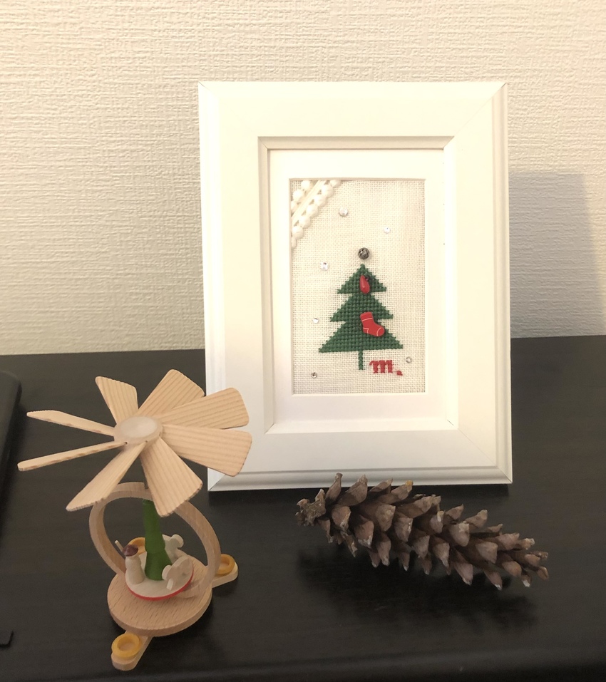 クリスマス飾り開始　12/9/...