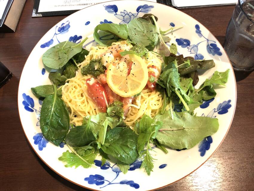 海老とトマトの冷製パスタ　7/...