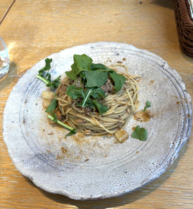 さんまと大根のトマトソースパス...